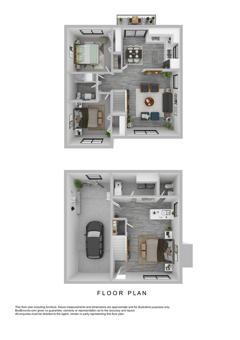 a floor plan of a 3 bedroom apartment
